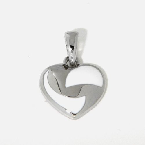 Herzanhänger Silber 925 rhodiniert