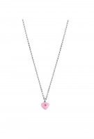 SCOUT Halskette rosa, silber Herz 261103200