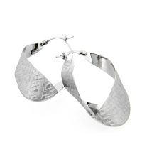 Creolen Silber 925 rhodiniert