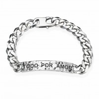AMEN Armband 195 cm Silber BRTPA-195