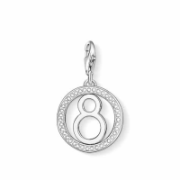 Thomas Sabo Charm Club Charm Glückszahl 8 1049-051-14