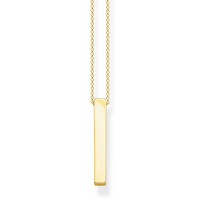 Thomas Sabo Kette vergoldetener Quader Länge 45 cm KE1907-413-39-L45v
