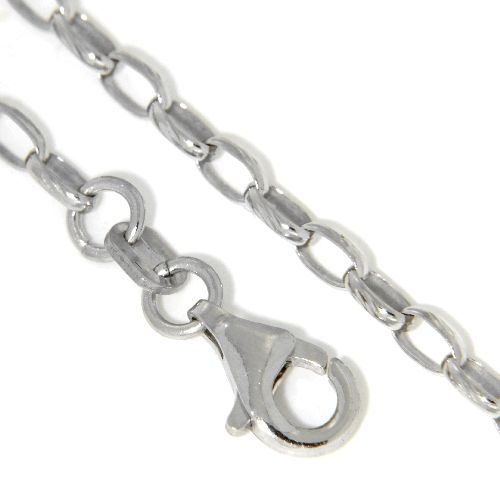 Armband Silber 925 rhodiniert 19 cm