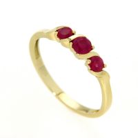 Ring Gold 333 echt Rubin Weite 52