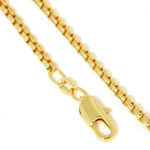 Kette Am. Doublé Venezianer rund 2mm 42 cm