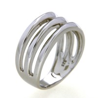 Ring Silber 925 rhodiniert Weite 54