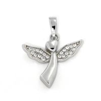 Anhänger Silber 925 rhodiniert Engel