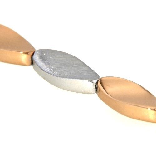 Kette Silber 925 rhodiniert &amp; rosé vergoldet 45 cm