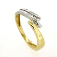 Ring Gold 333 bicolor Weite 56