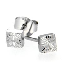 Ohrstecker Silber 925 rhodiniert