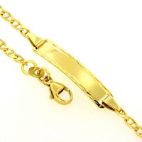 Identitäts-Armband Gold 333 14-12 cm