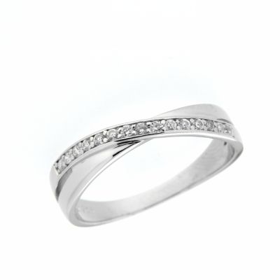 Ring Silber 925 rhodiniert Weite 60