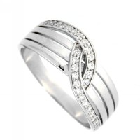 Ring Silber 925 rhodiniert Weite 62