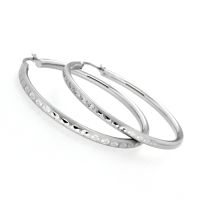 Creolen Silber 925 rhodiniert