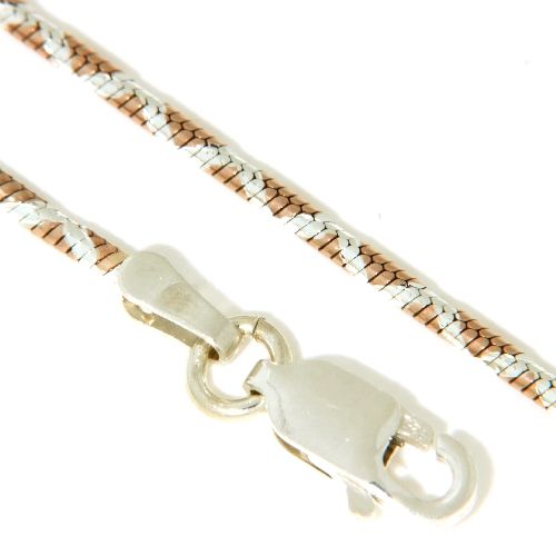 Kette Silber 925 rosé vergoldet 50 cm
