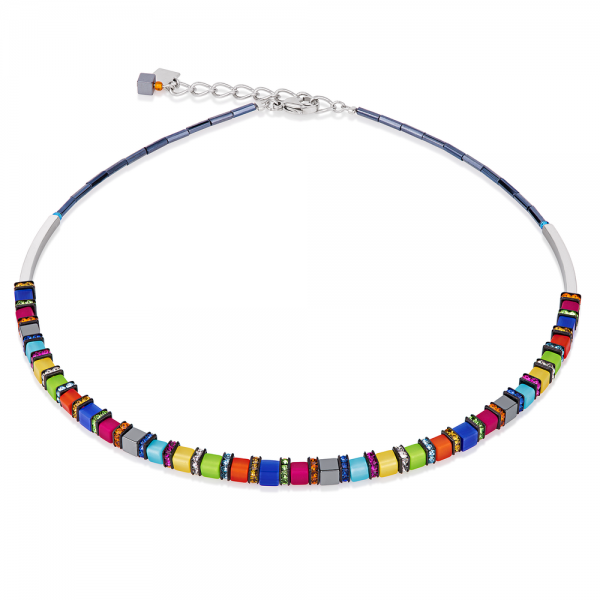COEUR DE LION Collier Hämatit &amp; Strass 4031/10/1543