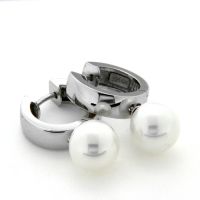 Scharniercreolen Silber 925 rhodiniert 