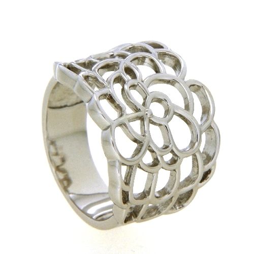 Ring Silber 925 rhodiniert Weite 62