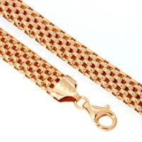 Armband Silber 925 rosé vergoldet 19 cm