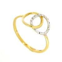 Ring Gold 333 bicolor Weite 50