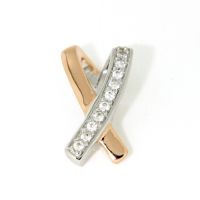 Anhänger Silber 925 rhodiniert & rosé vergoldet 