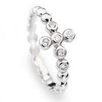 AMEN Ring Silber Kreuz Gr. 52 ABOBB-12