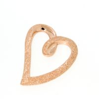 Herzanhänger Silber 925 rosé vergoldet