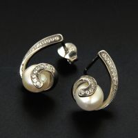 Ohrstecker Silber 925 rhodiniert