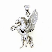 Anhänger Silber 925 rhodiniert Pegasus 