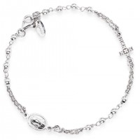 AMEN Armband Silber Rosenkranz BROBZ3