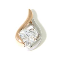 Anhänger Silber 925 rhodiniert & rosé vergoldet