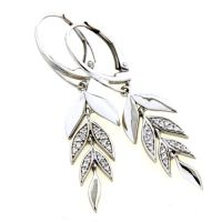 Ohrpendel Silber 925 rhodiniert Zirkonia 