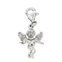 Charm Silber 925 Engel rhodinert