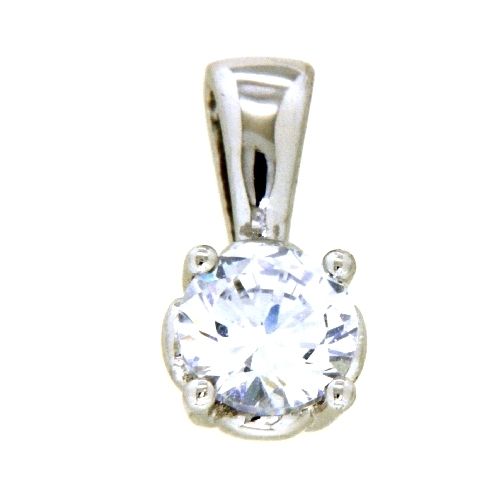 Anhänger Silber 925 rhodiniert Zirkonia