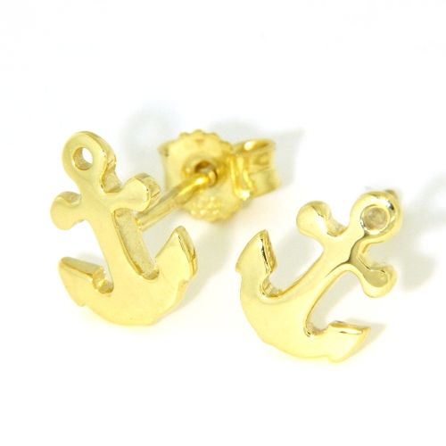 Ohrstecker Gold 333 Anker