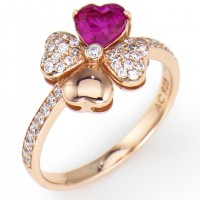 AMEN Ring Silber Herz Gr. 52 RQURR-12