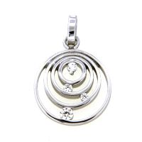 Anhänger Silber 925 rhodiniert Zirkonia