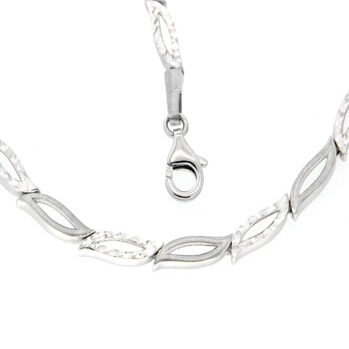 Kette Silber 925 rhodiniert 45 cm