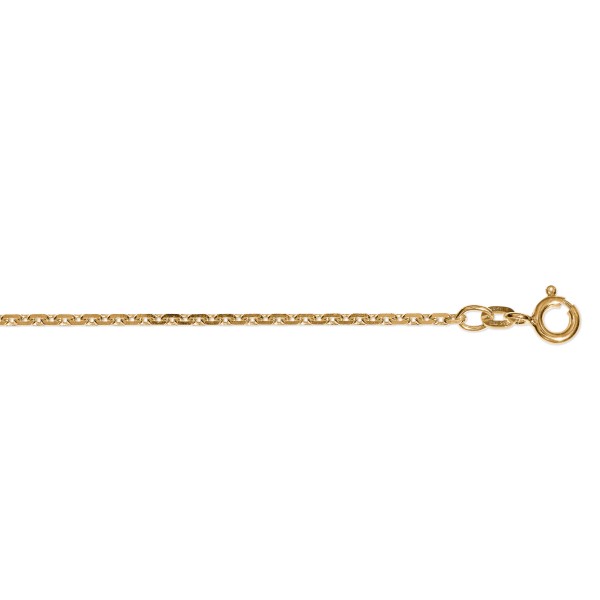 Ankerkette diamantiert 1,9 mm 333 Gelbgold 50 cm