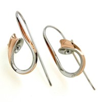 Ohrpendel Silber 925 rhodiniert & rosé vergoldet