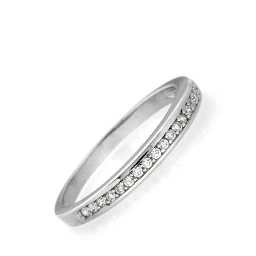 Ring Silber 925 rhodiniert Weite 54