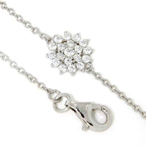 Armband Silber 925 rhodiniert 17 cm + 2 cm