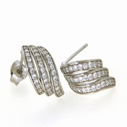 Ohrstecker Silber 925 rhodiniert