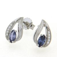 Ohrstecker Silber 925 rhodiniert