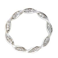 Anhänger Silber 925 rhodiniert Zirkonia 