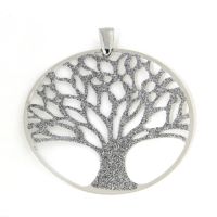 Anhänger Silber 925 rhodiniert Lebensbaum 