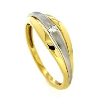 Ring Gold 333 Weite 64 Zirkonia 