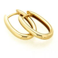 Scharniercreolen Gold 585 U-Form 