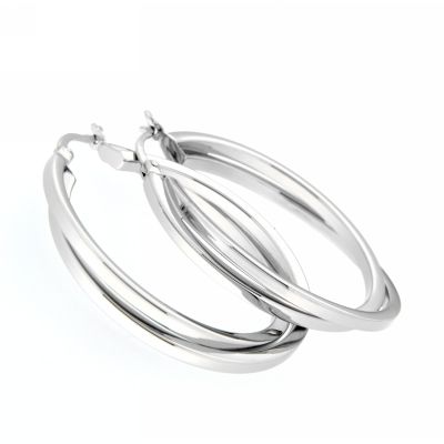 Creolen Silber 925 rhodiniert