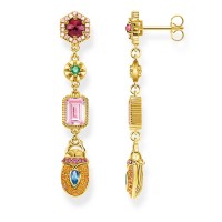 Thomas Sabo Ohrringe Skarabäus vergoldet H2075-488-7